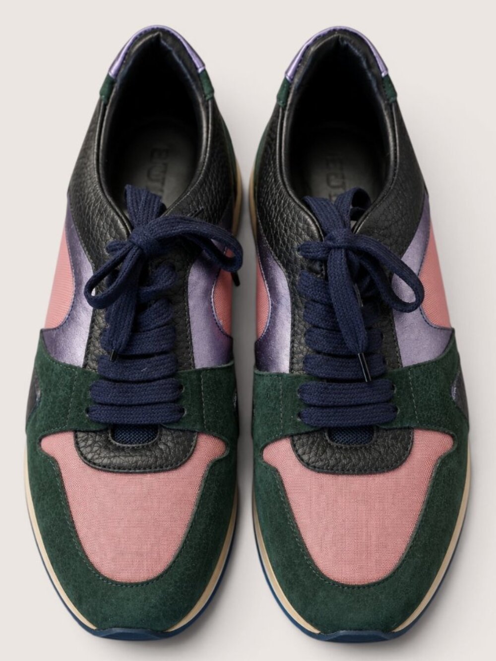 Burberry The Field Sneakers | Multicolor Suede & Leather * 39 - Picture 3 of 7